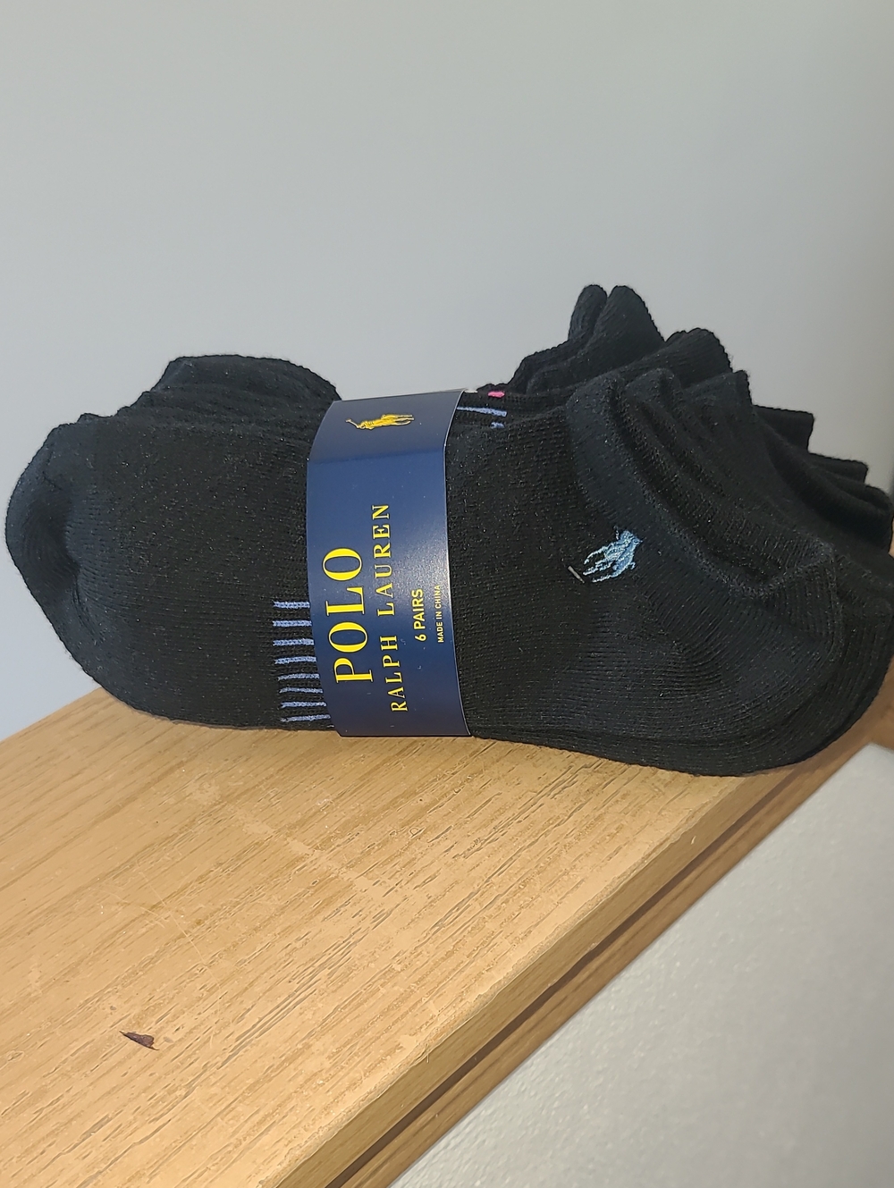 Polo by Ralph Lauren Black Low-Cut Athletic No-Show Socks - Pack